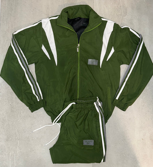 V.2 80’s Tracksuit in Army Green